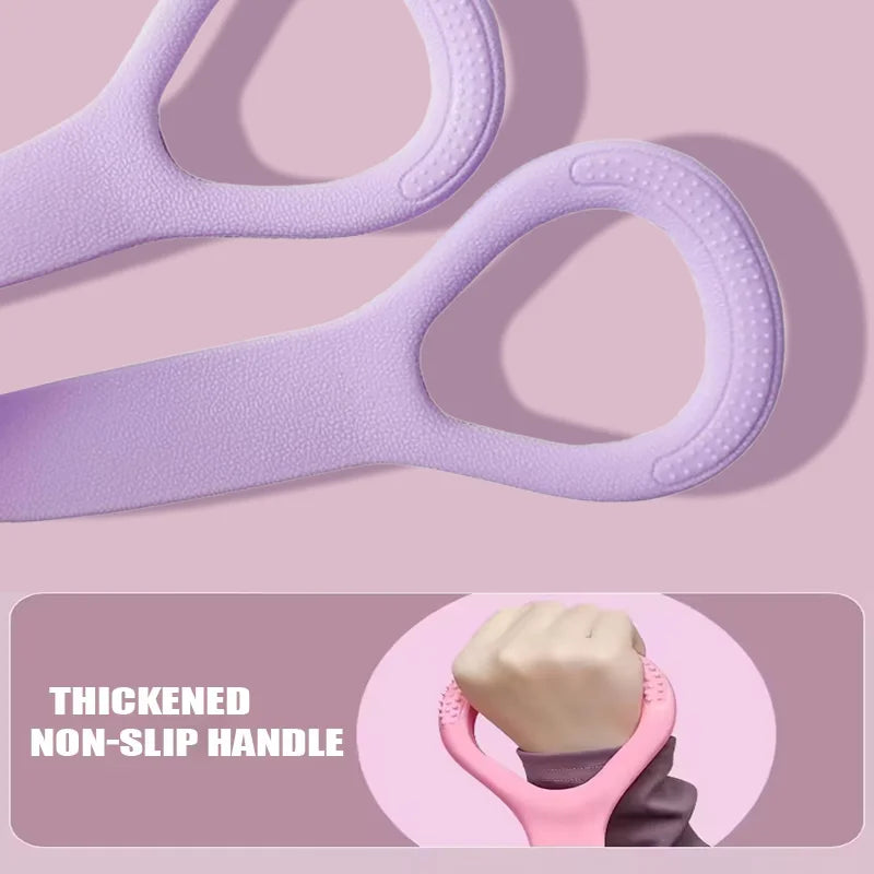 8 Fitness Workout Resistance Band Arm Back Shoulder Exercise Elastic Training Band Yoga Pilates Physical Therapy Equipment